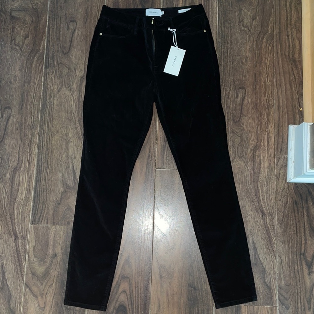 Frame velvet high rise jean